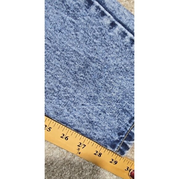 Guess Georges Marciano Jeans 80s Acid Wash Zig Zag Button Fly USA Vtg Women's 30 - Picture 10 of 16